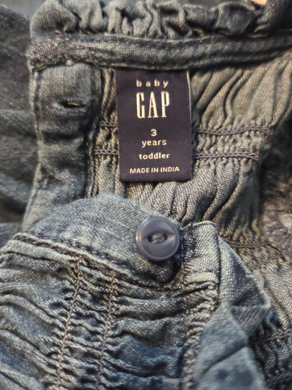 GAP Denim Puff Sleeve Dress – Toddler 3T | NWT - Picture 6 of 7